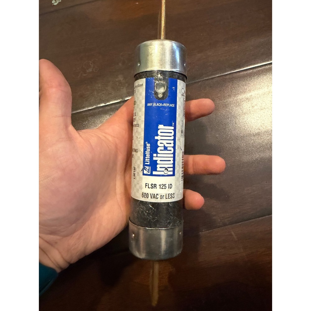 Littelfuse FLSR 125 ID Indicator‎ Fuse 125A 600V Class RK5 Time Delay POWR-GARD
